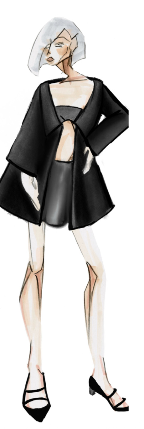 Open-Back Swing Coat